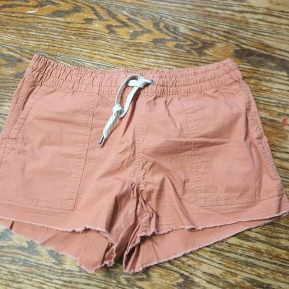 Vuori Vintage Ripstop Short Cinnamon Terracotta Orange Raw Hem Gorpcore SZ S - Picture 2 of 4